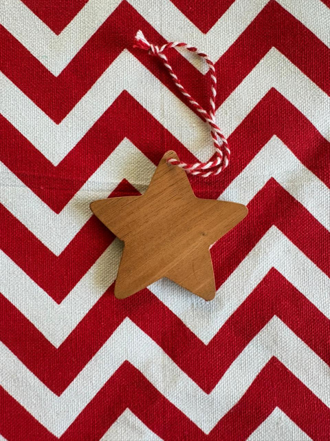 Tree Decor - Natural Christmas Star 